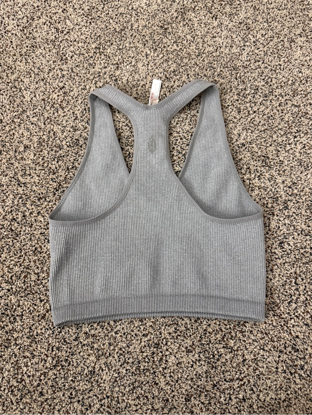 Free People Cropped Racerback Ribbed Tank - Picture 3 of 3